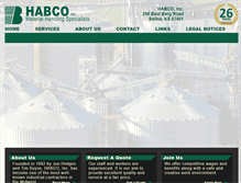 Tablet Screenshot of habcoinc.com